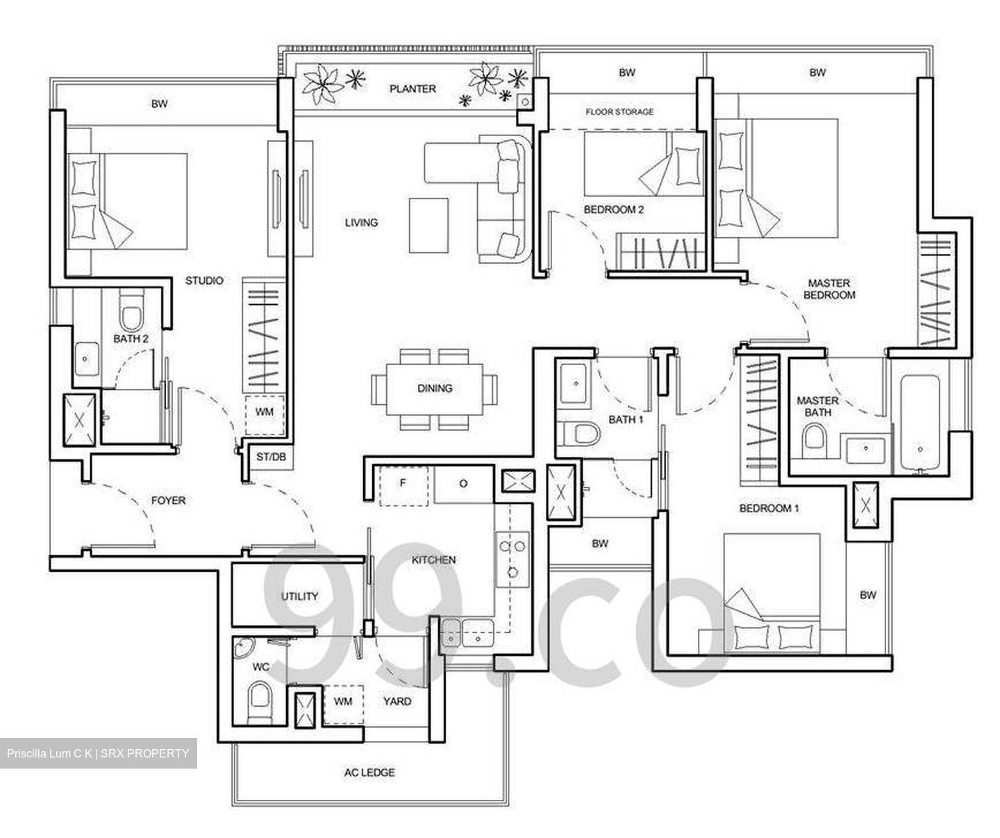 The Palette (D18), Condominium #584931511